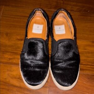 Lanvin Black Slip-On Sneakers